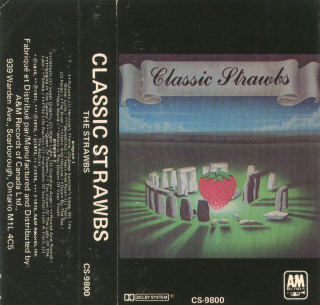 Classic Strawbs cassette cover